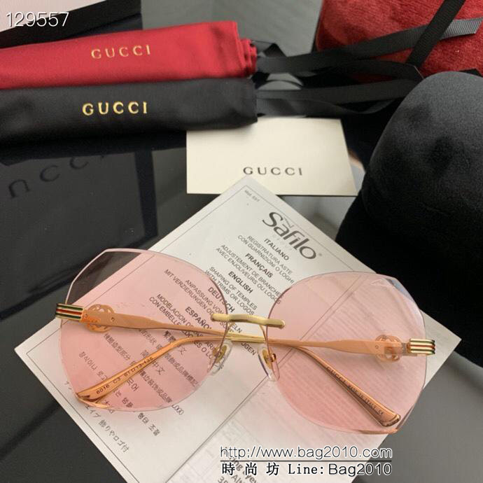 GUCCI古馳 女士圓框太陽鏡 完美品質 獨特設計 適合各種臉型 經典太陽鏡   lly1452